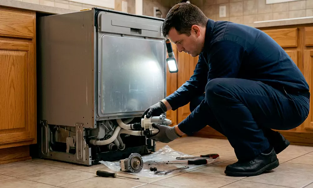 Dishwasher Pump Replacement in East Hartford, CT