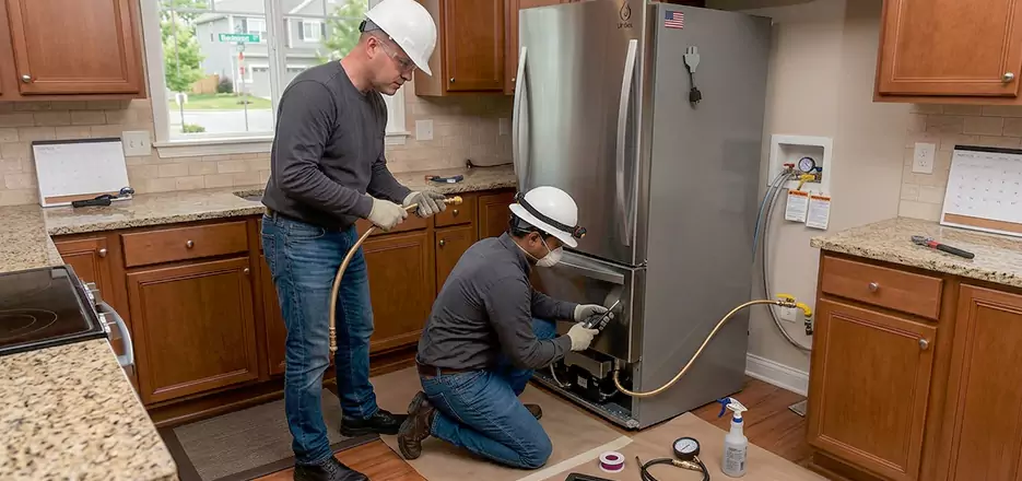 Propane Refrigerator Installation in East Hartford